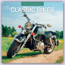  Classic Bikes - Klassische Motorräder 2024 - 16-Monatskalender naptár, kalendárium