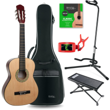 Classic Cantabile As-851 Klasszikus Gitár 7/8 készlet gitár és basszusgitár