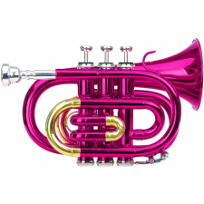 Classic Cantabile Brass Tt-400 Bb Zsebtrombita Rózsaszínű fúvós hangszer