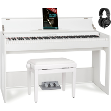 Classic Cantabile Dp-S1 Wm elektromos zongora Fehér Matt Szett billentyűs hangszer