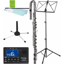 Classic Cantabile Fl-100J Fuvola Nikkelezüst Kottaállvánnyal Hangolóval És Állvánnyal. fúvós hangszer