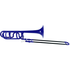 Classic Cantabile Mardibrass Műanyag Bb/F tenor Harsona Kék fúvós hangszer