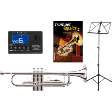 Classic Cantabile Tr-40S Bb Trombita Szett Hangolóval/Metronómmal  Kottaállvánnyal fúvós hangszer