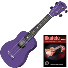 Classic Cantabile Us-100 Vt Vt Szoprán Ukulele Lila Szett Könyvvel Együtt gitár és basszusgitár