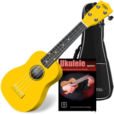 Classic Cantabile Us-100 Ye Szoprán Ukulele Sárga szett Koncertzsákkal Együtt gitár és basszusgitár