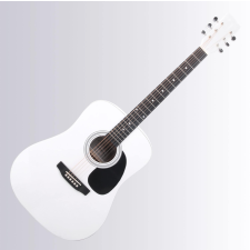 Classic Cantabile Ws-10Wh Akusztikus Gitár Fehér gitár és basszusgitár