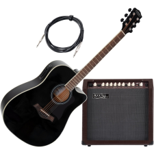 Classic Cantabile Ws-20 Bk "Songwriter Pro" Szett Szett gitár és basszusgitár