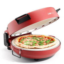 Clatronic PM 3787 pizzasütő, 1200W, piros szín pizzasütő