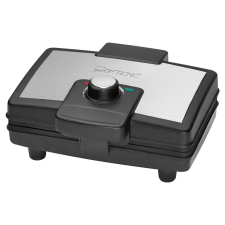 Clatronic WA 3606 800W Tapadásmentes Fekete-Ezüst gofrisütő gofrisütő