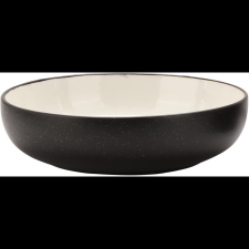 Clay Land Levesestányér, 18 cm, fekete-fehér (8930-00-00) tányér és evőeszköz