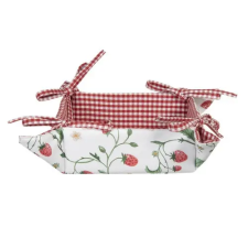 Clayre &amp; EEf Kenyérkosár 35x35cm,100% pamut,Wild Strawberries konyhai eszköz