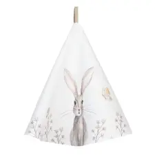 Clayre &amp; EEf Konyharuha dia 80cm,100% pamut,Rustic Easter Bunny lakástextília