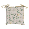 Clayre & EEf Székpárna 40x40cm,100% pamut,Lemons & Leafs