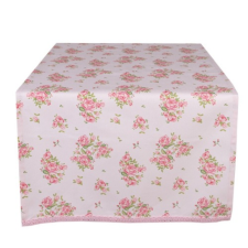 Clayre & EEf Asztali futó - 50x140cm - Sweet Roses lakástextília