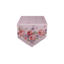 Clayre-Eef B.V. CLEEF.DTR65 Asztali futó 50x160cm, 100% pamut, Dotty Rose lakástextília