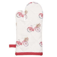 Clayre & EEf RBC44K Edényfogó kesztyű gyerek 12x21cm, 100% pamut, Red Bicycle lakástextília
