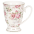 Clayre & EEf Viktoriánus rózsa mintás porcelán bögre - 300ml