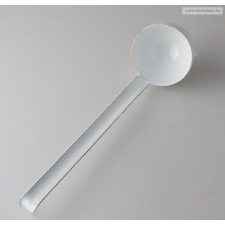 CleanDepo Zománcozott merőkanál, 8 cm fehér 47/8 tányér és evőeszköz