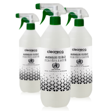 Cleaneco Alkoholos felület fertőtlenítő szórófejjel, 1liter tisztító- és takarítószer, higiénia
