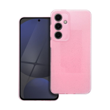 Clear 2mm Samsung S24 FE csillámos szilikon tok, rózsaszín tok és táska