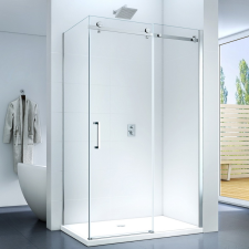 Clear Capri 80 x 120 x 195 cm szögletes tolóajtós zuhanykabin kád, zuhanykabin