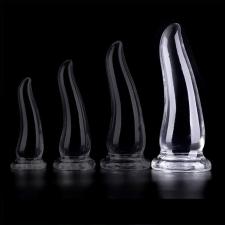 ClearlyHorny Gazox XL átlátszó dugó 21 x 6.5cm műpénisz, dildó