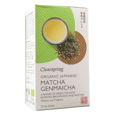 Clearspring bio Japan Matcha Genmaicha tea 20x1,8g gyógytea