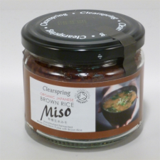  Clearspring bio miso barnarizsből üveges 300 g reform élelmiszer