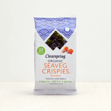 Clearspring bio ropogós tengeri alga snack - kurkumás 4g előétel és snack