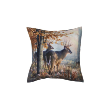  CLEEF.KT021.272 Textil párnahuzat 45x45cm, 100% Polyester,szarvasos lakástextília