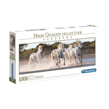 Clementoni 1000 db-os Panoráma puzzle - Vágtázó fehér lovak (39441) puzzle, kirakós