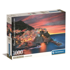 Clementoni 1000 db-os puzzle  COMPACT puzzle - High Quality Collection - Manarola (39913) puzzle, kirakós
