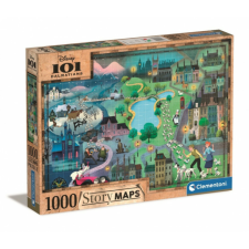 Clementoni 1000 db-os puzzle - Disney 101 Kiskutya Történet Térkép (39665) puzzle, kirakós