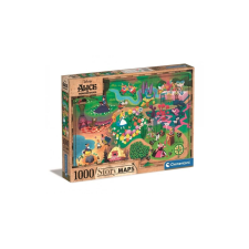 Clementoni 1000 db-os puzzle - Disney Alice Csodaországban Történet Térkép (39667) puzzle, kirakós