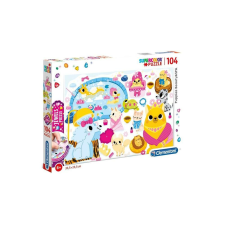 Clementoni 104 db-os puzzle Ékkövekkel - Kutyus szépségszalon (20167) puzzle, kirakós