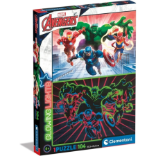Clementoni 104 db-os puzzle - Marvel - Bosszúállók - Fluoreszkáló (27554) puzzle, kirakós