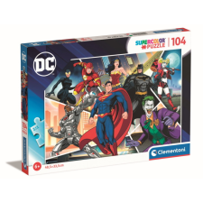 Clementoni 104 db-os Szuper Színes  puzzle - DC Comics szuperhősök (25722) puzzle, kirakós