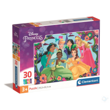 Clementoni 30 db-os SuperColor puzzle - Disney hercegnők puzzle, kirakós