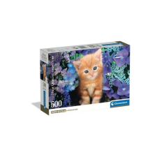 Clementoni 500 db-os Compact puzzle - High Quality Collection - Ginger Cat (35585) puzzle, kirakós