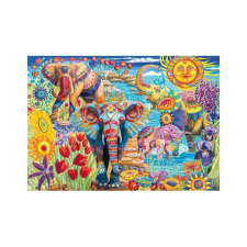 Clementoni 500 db-os puzzle - High Quality Collection - Elephants (35572) puzzle, kirakós