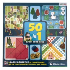 Clementoni 50 az 1-ben társasjáték szett - Clementoni társasjáték