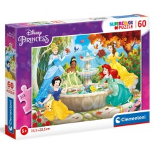 Clementoni 60 db-os Szuper Színes puzzle -  Disney Princess - A szökőkútnál (26064) puzzle, kirakós