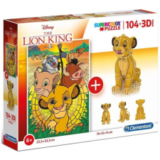 Clementoni Az oroszlánkirály puzzle + 3D modell 104 db-os puzzle, kirakós