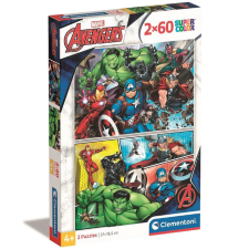 Clementoni Bosszúállók Against the Threat 2x60 db-os puzzle Clementoni puzzle, kirakós