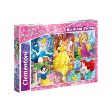 Clementoni Brilliant Disney hercegnők - 104 darabos puzzle (20140) puzzle, kirakós