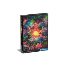Clementoni Clementoni 500 db-os puzzle - Pszichedelikus jungle (35518) puzzle, kirakós