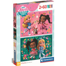 Clementoni Clementoni Alíz csodaországban sütöde puzzle - 2x60 darabos készlet puzzle, kirakós