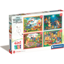 Clementoni Clementoni Micimackó Puzzle 4 az 1-ben puzzle, kirakós