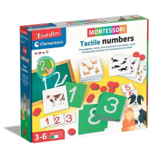 Clementoni Clementoni - Montessori tapintható számok - Fejlesztő játék kreatív és készségfejlesztő