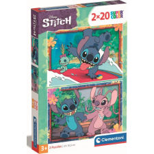 Clementoni Clementoni puzzle 2x20 darab - Stitch puzzle, kirakós